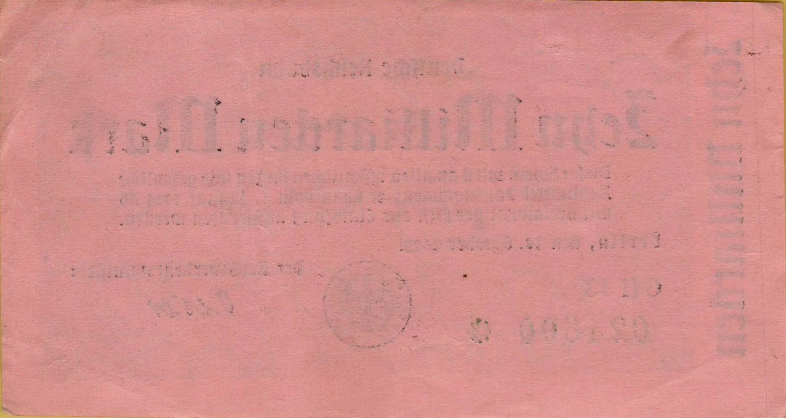 Germany (BERLIN) 10000000000 1923 XF PS-1021/8